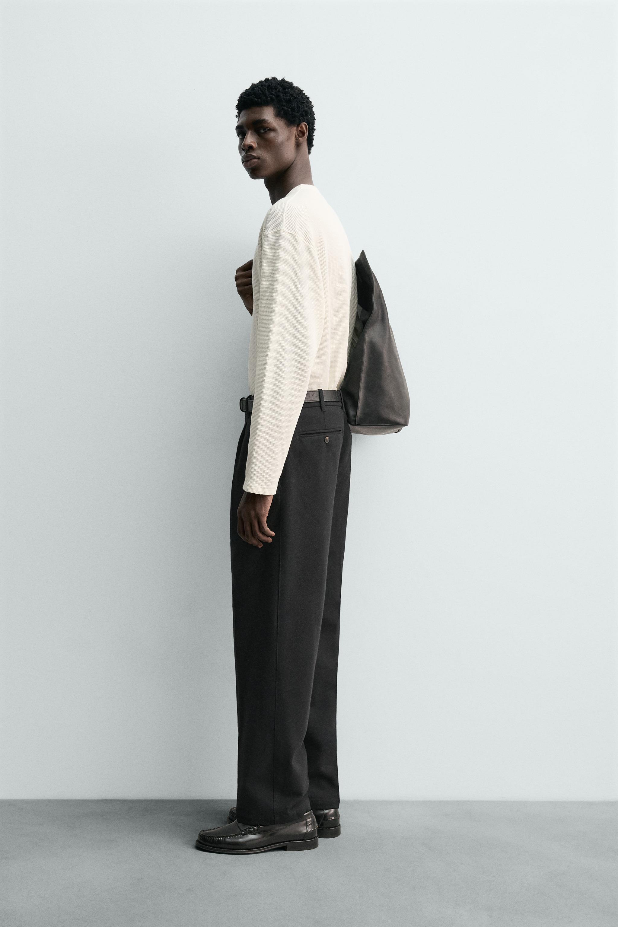 WAFFLE KNIT HENLEY SHIRT